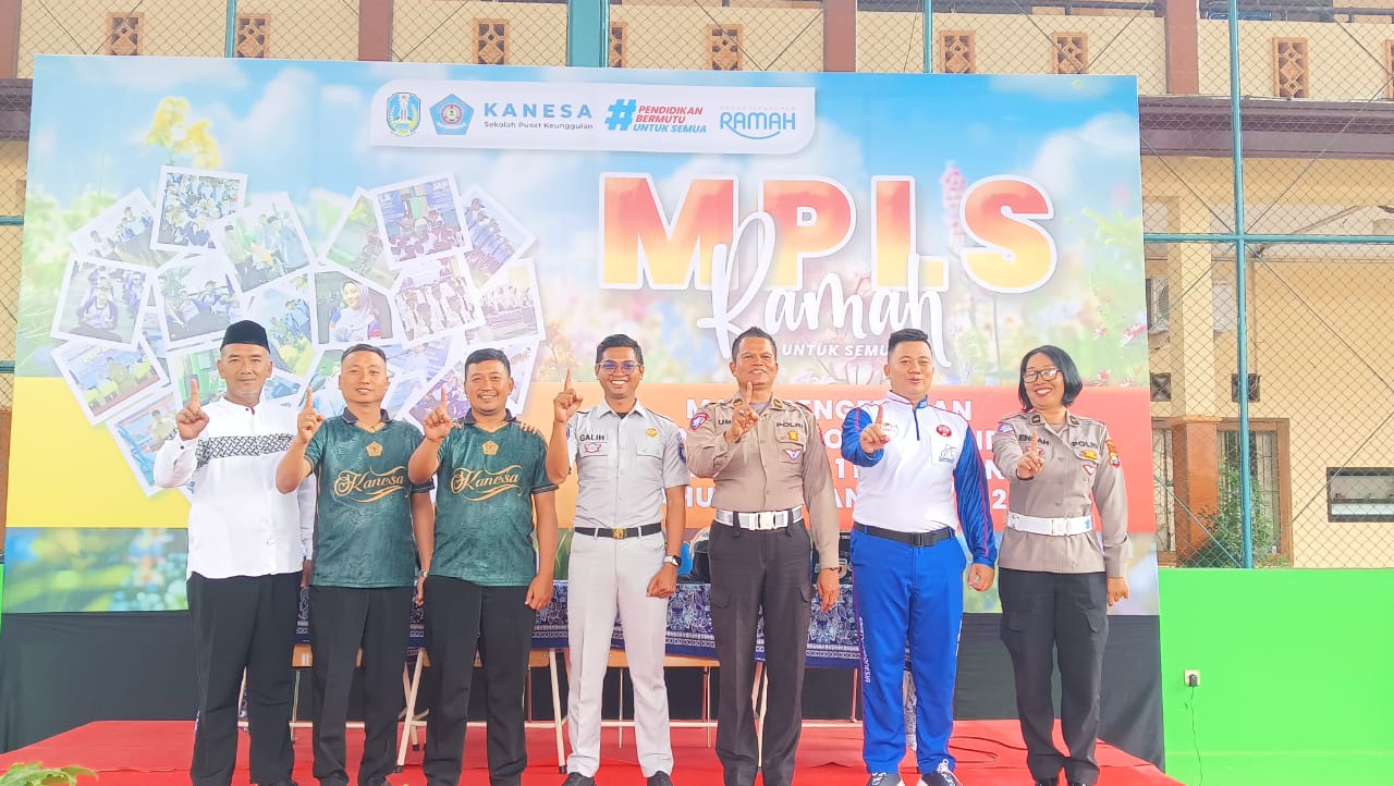 Bersinergi dengan Kepolisian, MPM Honda Jatim Kampanyekan #Cari_Aman untuk Ribuan Pelajar di Momen MPLS